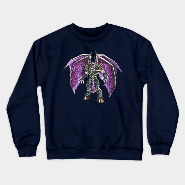 World of Warcraft Balnazzar Boss Crewneck Sweatshirt by Green_Shirts